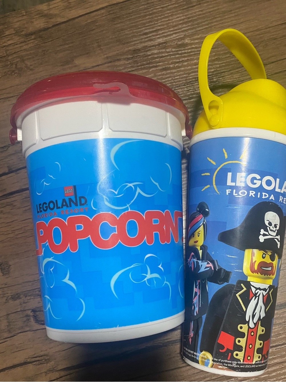 LEGOLAND Pirate Popcorn Bucket & Yellow-Handled Cup - Picture 2 of 4